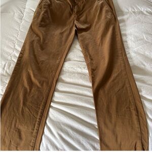 Express Brown Chinos Casual Straight-Leg Pants